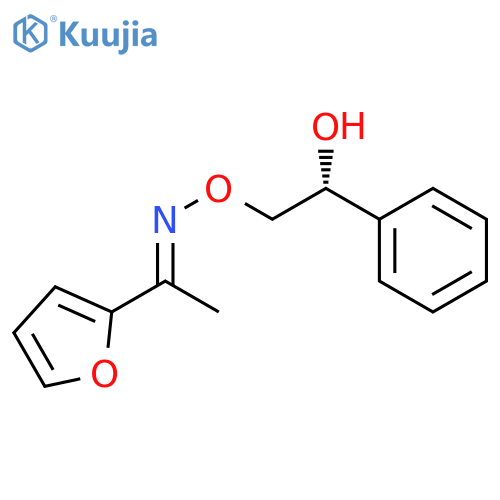 ETHANONE, 1-(2-FURANYL)-, O-[(2R)-2-HYDROXY-2-PHENYLETHYL]OXIME, (1E)- structure