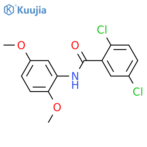 2,5-dichloro-N-(2,5-dimethoxyphenyl)benzamide structure