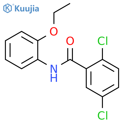 2,5-dichloro-N-(2-ethoxyphenyl)benzamide structure
