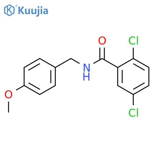 2,5-dichloro-N-(4-methoxybenzyl)benzamide structure