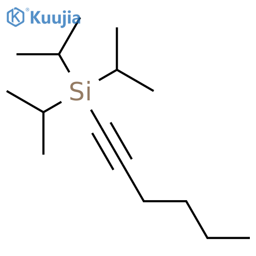 Silane, 1-hexynyltris(1-methylethyl)- structure