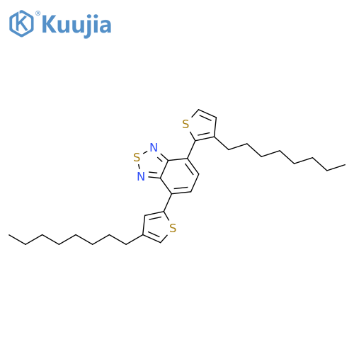 2,1,3-BENZOTHIADIAZOLE, 4-(3-OCTYL-2-THIENYL)-7-(4-OCTYL-2-THIENYL)- structure
