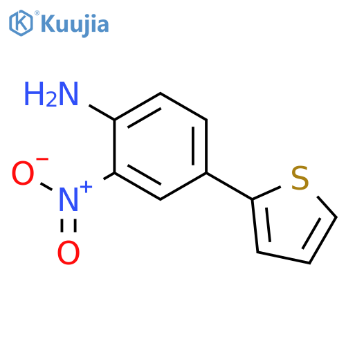 2-nitro-4-(thiophen-2-yl)aniline structure