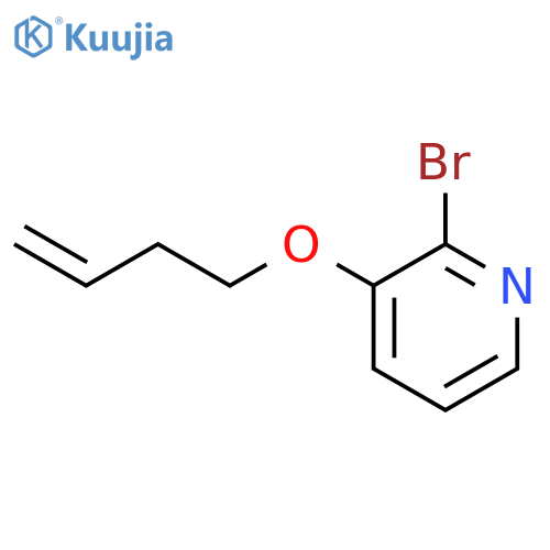 2-Bromo-3-(but-3-en-1-yloxy)pyridine structure
