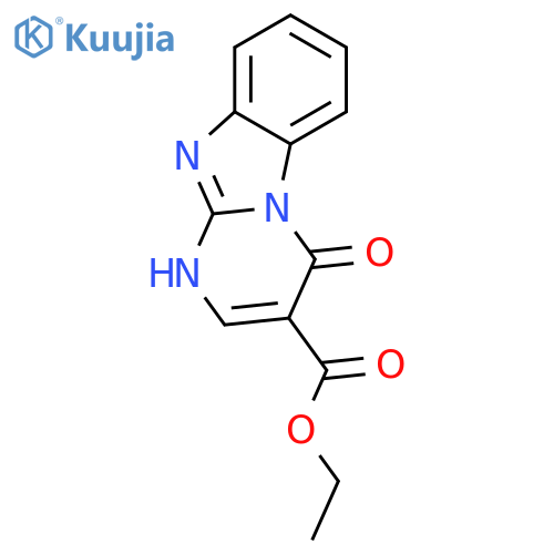 Ethyl 4-oxo-1,4-dihydropyrimido1,2-abenzimidazole-3-carboxylate structure