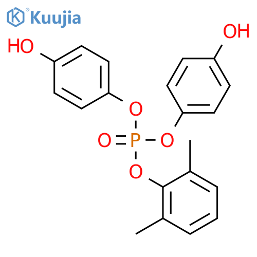 PHOSPHORIC ACID, 2,6-DIMETHYLPHENYL BIS(4-HYDROXYPHENYL) ESTER structure