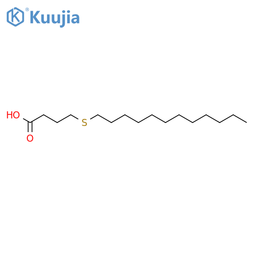 Butanoic acid,4-(dodecylthio)- structure