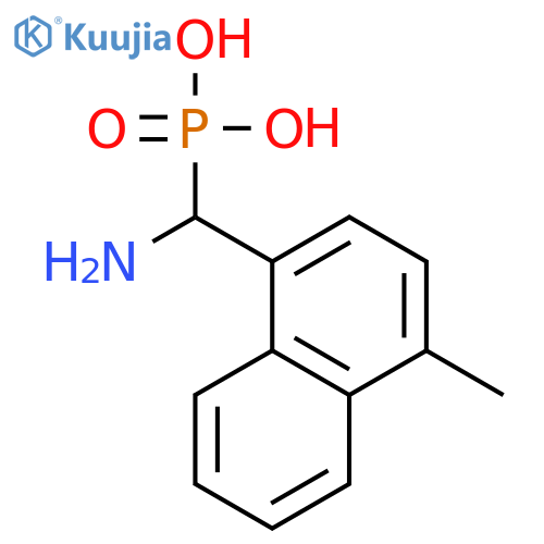 PHOSPHONIC ACID, [AMINO(4-METHYL-1-NAPHTHALENYL)METHYL]- structure