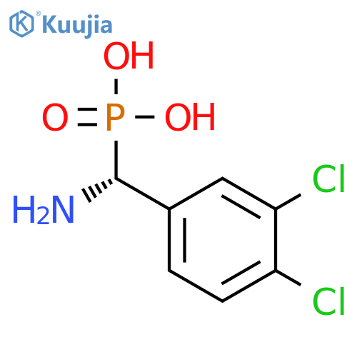 Phosphonic acid, [(R)-amino(3,4-dichlorophenyl)methyl]- structure