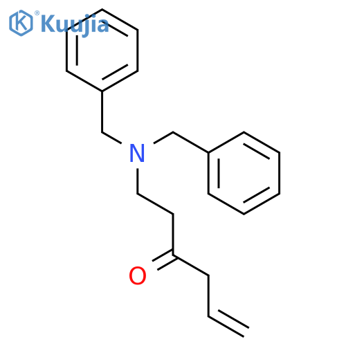 5-Hexen-3-one, 1-[bis(phenylmethyl)amino]- structure