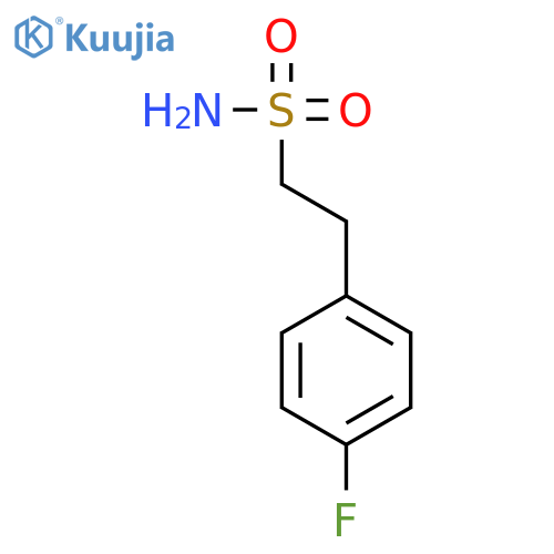 2-(4-fluorophenyl)ethane-1-sulfonamide structure