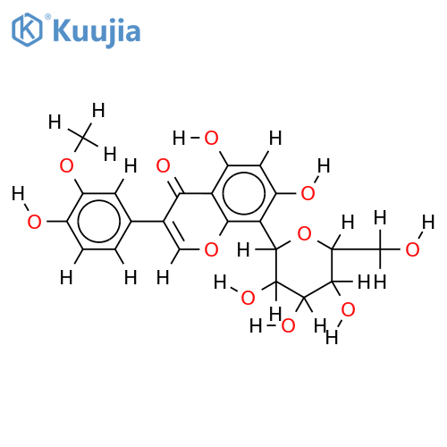 3'-methylorobol 8-C-beta-glucopyranoside structure
