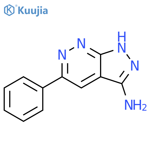 5-Phenyl-1H-pyrazolo3,4-cpyridazin-3-ylamine structure