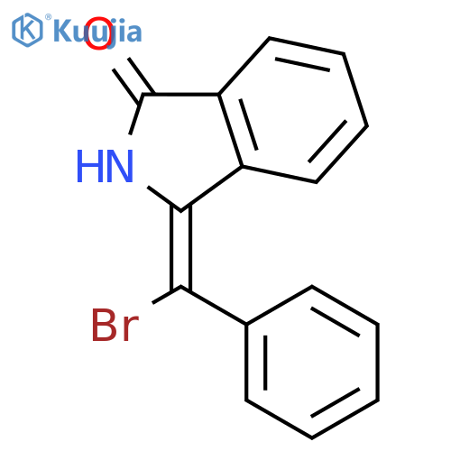 1H-Isoindol-1-one, 3-(bromophenylmethylene)-2,3-dihydro-, (E)- structure