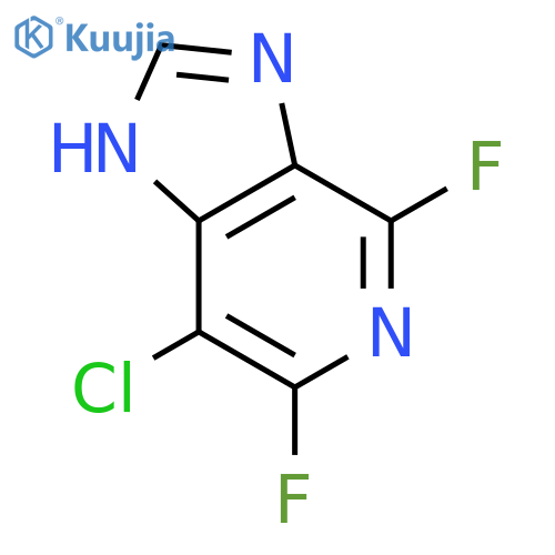 7-chloro-4,6-difluoro-1H-Imidazo[4,5-c]pyridine structure
