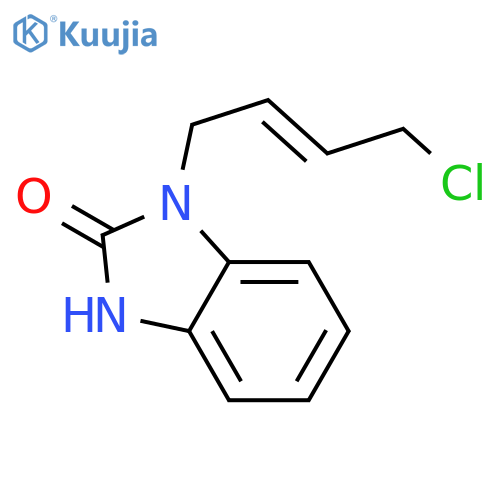 2H-BENZIMIDAZOL-2-ONE, 1-[(2E)-4-CHLORO-2-BUTENYL]-1,3-DIHYDRO- structure