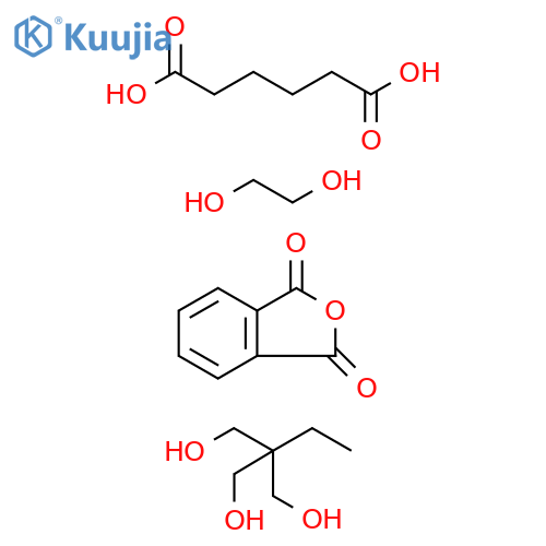 Hexanedioic acid, polymer with 1,2-ethanediol, 2-ethyl-2-(hydroxymethyl)-1,3-propanediol and 1,3-isobenzofurandione structure