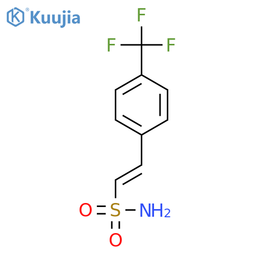 ETHENESULFONAMIDE, 2-[4-(TRIFLUOROMETHYL)PHENYL]-, (1E)- structure