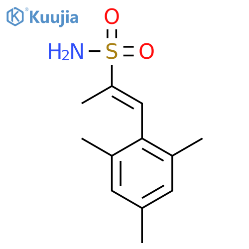 1-Propene-2-sulfonamide, 1-(2,4,6-trimethylphenyl)-, (1E)- structure