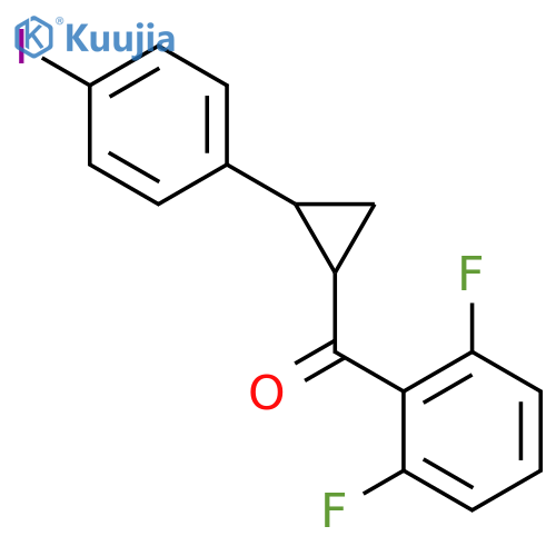 Methanone, (2,6-difluorophenyl)[2-(4-iodophenyl)cyclopropyl]- structure