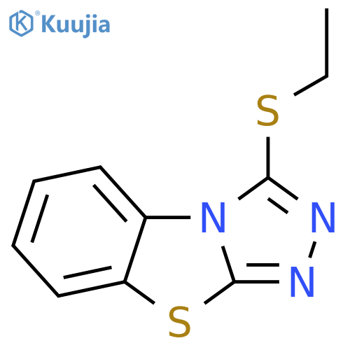 3-(ethylsulfanyl)-7-thia-2,4,5-triazatricyclo6.4.0.0^{2,6}dodeca-1(12),3,5,8,10-pentaene structure