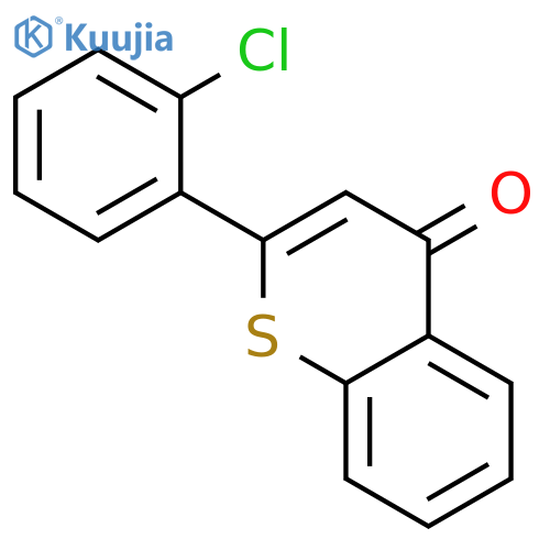 2-(2-chlorophenyl)thiochromen-4-one structure