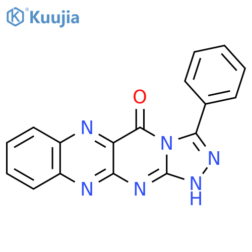 Benzo[g]-1,2,4-triazolo[3,4-b]pteridin-5(1H)-one, 3-phenyl- structure