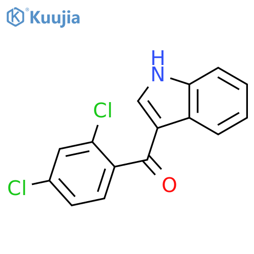 Methanone, (2,4-dichlorophenyl)-1H-indol-3-yl- structure