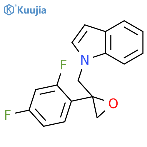 1H-INDOLE, 1-[[2-(2,4-DIFLUOROPHENYL)OXIRANYL]METHYL]- structure