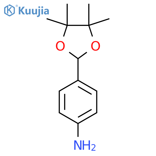 4-(4,4,5,5-Tetramethyl-1,3-dioxolan-2-yl)phenylamine structure