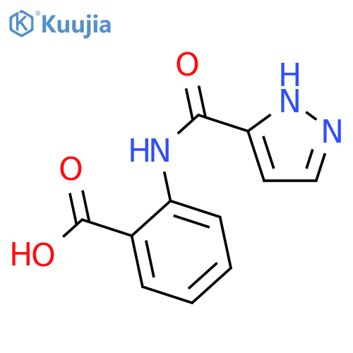 2-(1{H}-Pyrazol-3-ylcarbonyl)aminobenzoic Acid structure