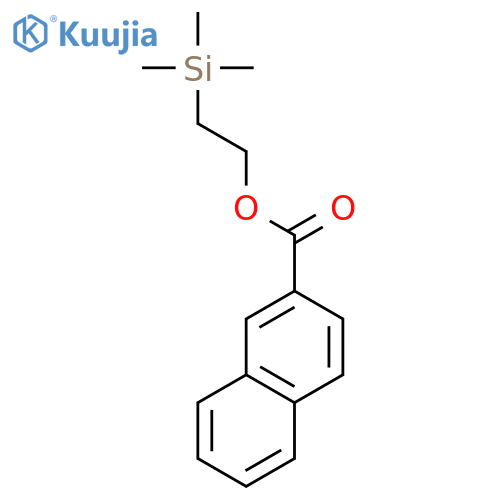 2-NAPHTHALENECARBOXYLIC ACID, 2-(TRIMETHYLSILYL)ETHYL ESTER structure