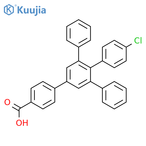 [1,1':3',1''-TERPHENYL]-4-CARBOXYLIC ACID, 4'-(4-CHLOROPHENYL)-5'-PHENYL- structure