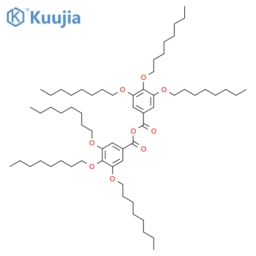 BENZOIC ACID, 3,4,5-TRIS(OCTYLOXY)-, ANHYDRIDE structure