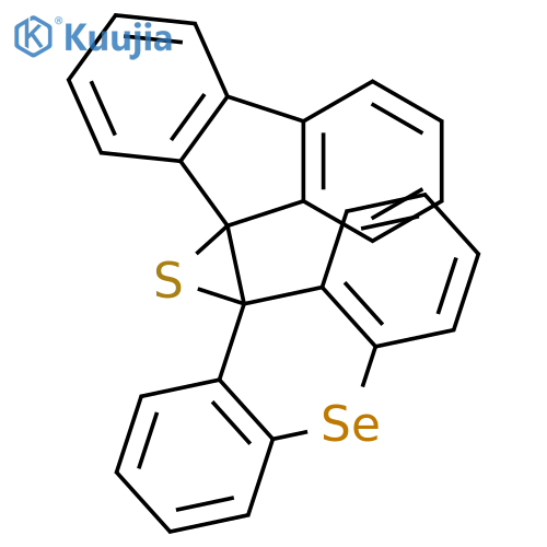 DISPIRO[9H-FLUORENE-9,2'-THIIRANE-3',9''-[9H]SELENOXANTHENE] structure