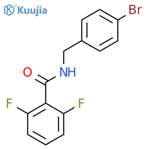 Benzamide, N-[(4-bromophenyl)methyl]-2,6-difluoro- structure