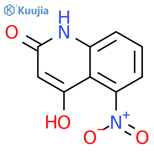 2(1H)-Quinolinone, 4-hydroxy-5-nitro- structure