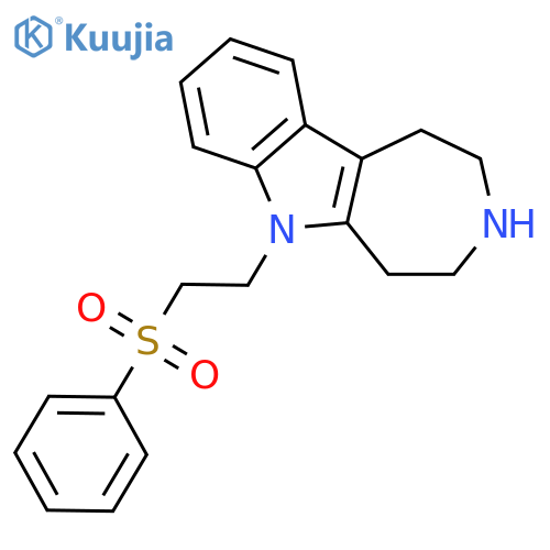 AZEPINO[4,5-B]INDOLE, 1,2,3,4,5,6-HEXAHYDRO-6-[2-(PHENYLSULFONYL)ETHYL]- structure