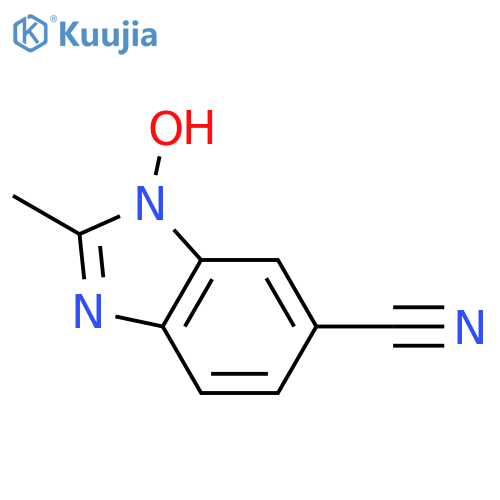 1H-Benzimidazole-6-carbonitrile,1-hydroxy-2-methyl- structure