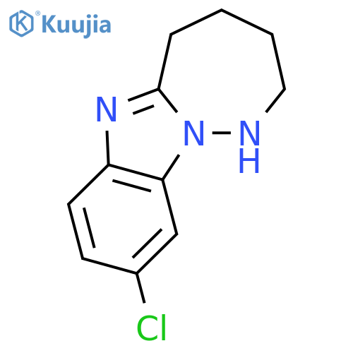 1H-[1,2]Diazepino[1,7-a]benzimidazole, 9-chloro-2,3,4,5-tetrahydro- structure