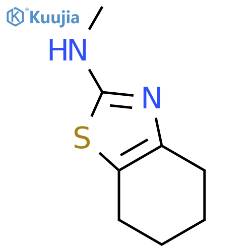 N-methyl-4,5,6,7-tetrahydro-1,3-benzothiazol-2-amine structure