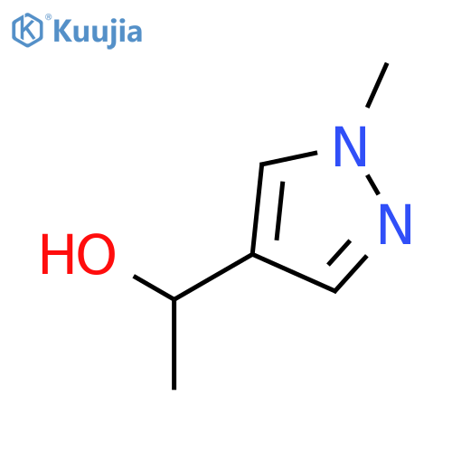 1-(1-methyl-1H-pyrazol-4-yl)ethan-1-ol structure