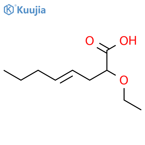 4-OCTENOIC ACID, 2-ETHOXY- structure