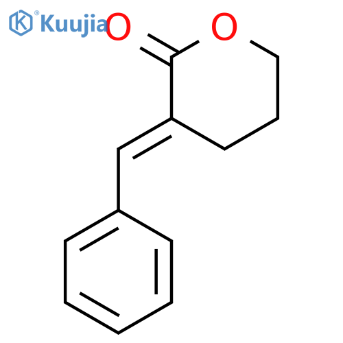 2H-Pyran-2-one, tetrahydro-3-(phenylmethylene)- structure