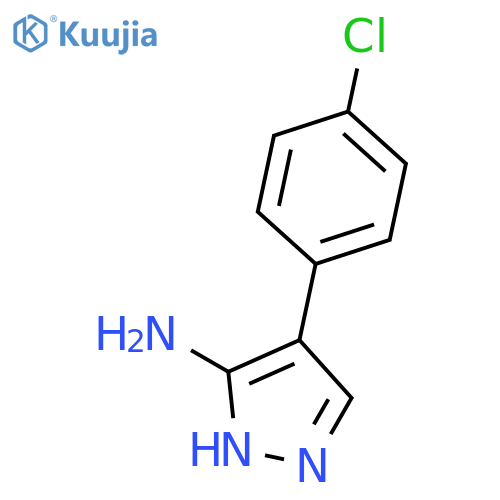 4-(4-Chlorophenyl)-1H-pyrazol-5-amine structure