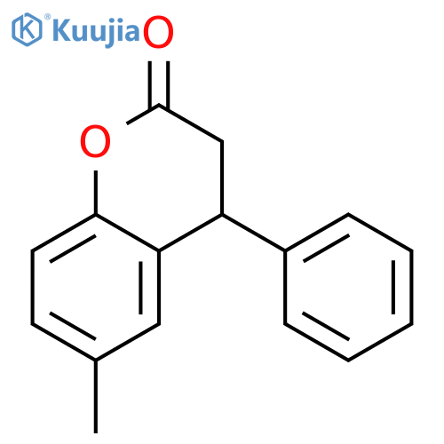 rac-6-Methyl-4-phenylchroman-2-one structure