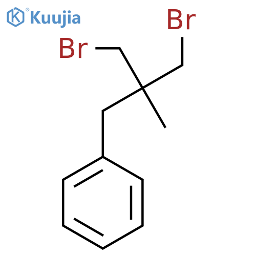 [3-Bromo-2-(bromomethyl)-2-methylpropyl]benzene structure