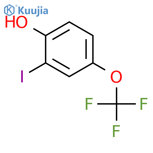 Phenol, 2-iodo-4-(trifluoromethoxy)- structure