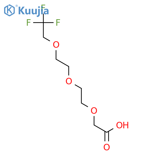 ACETIC ACID, [2-[2-(2,2,2-TRIFLUOROETHOXY)ETHOXY]ETHOXY]- structure