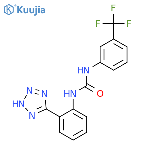 UREA, N-[2-(1H-TETRAZOL-5-YL)PHENYL]-N'-[3-(TRIFLUOROMETHYL)PHENYL]- structure
